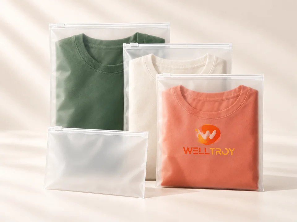 Welltroy Zipper Bags custom branding illustration